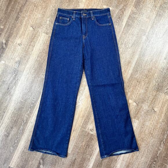 Lucky Brand Denim - Lucky Brand mid rise authentic wide leg jean dark wash